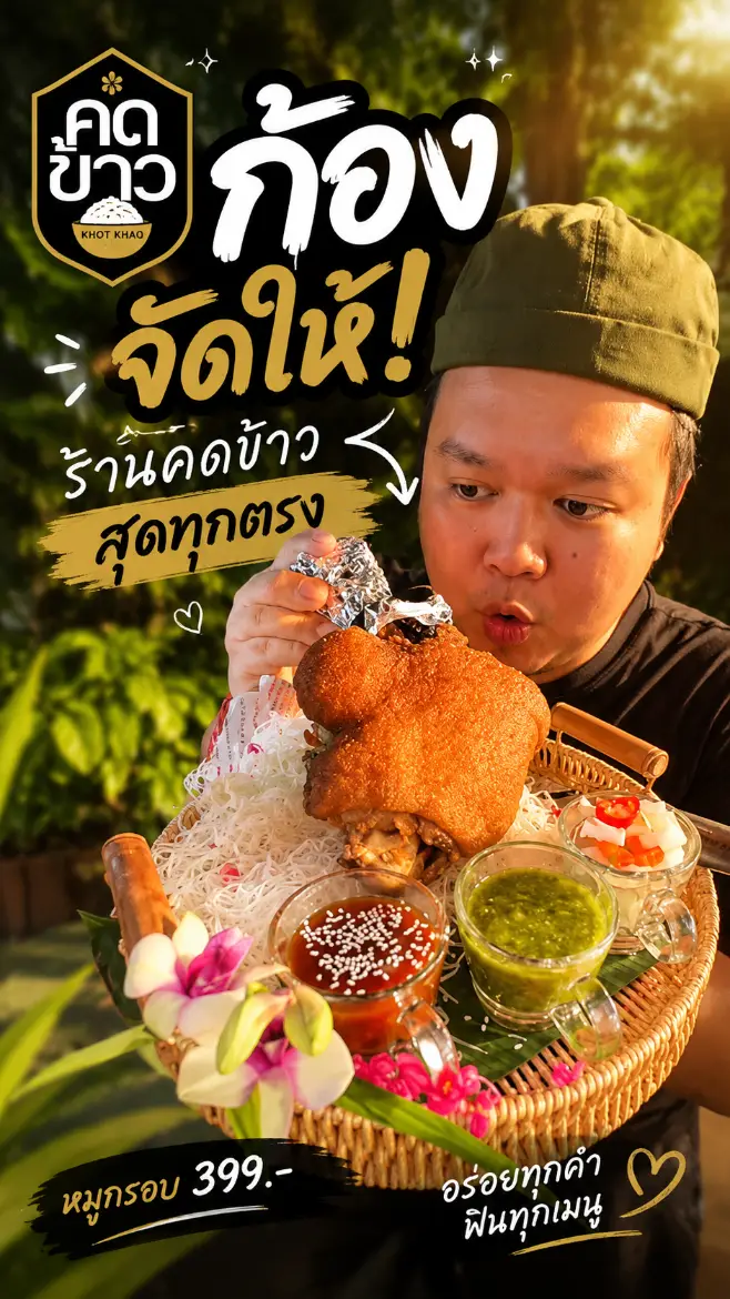 จานแนะนำร้านคดข้าว ร้านคดข้าว จันทบุรี