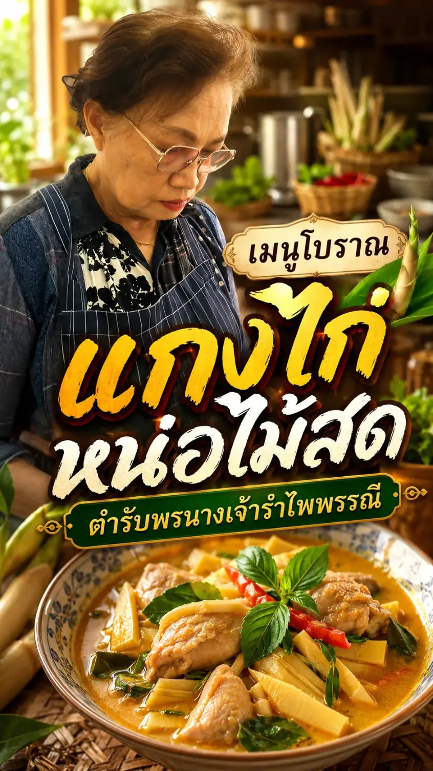 แกงไก่หน่อไม้สด ร้านคดข้าว จันทบุรี